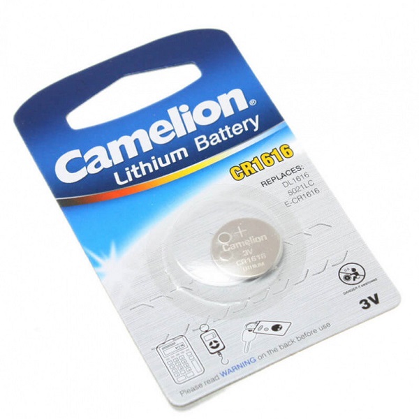 Батарейка Camelion Lithium CR1616 BP1 3В