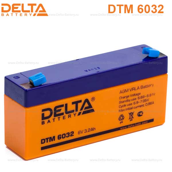 Аккумуляторная батарея DELTA DTM 6032 6В 3.2Ач