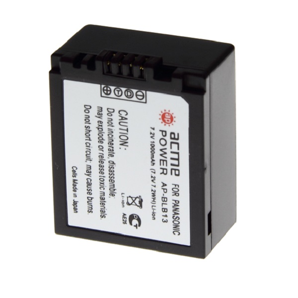 Аккумулятор фото/видео AcmePower Enk PN DMW-BLB13 7,2В 1000мАч Li-ion