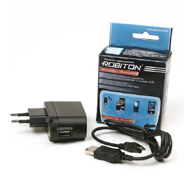 Блок питания Robiton USB1000/micro USB BL1