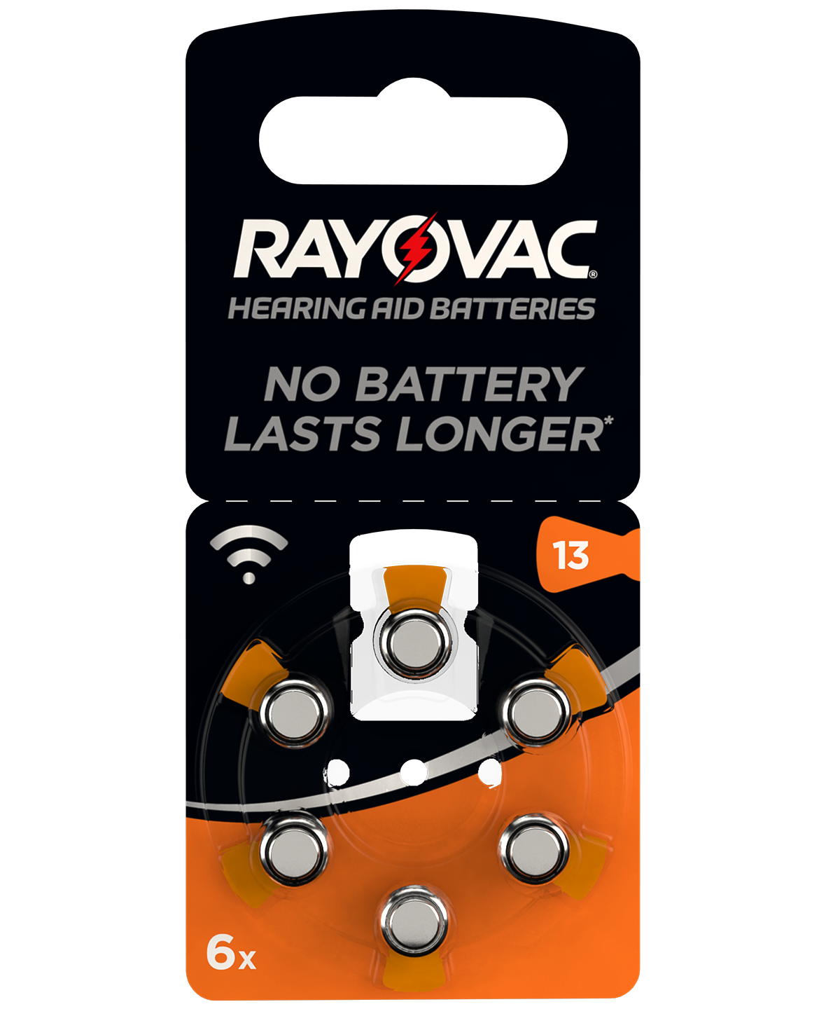 Батарейка RAYOVAC ACOUSTIC Type 13 BL6 для слух. аппаратов 
