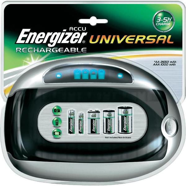Зарядное устройство Energizer Universal Charger CLAM 629875/632959 BL1 (AAA,AA, C,D, 9V)