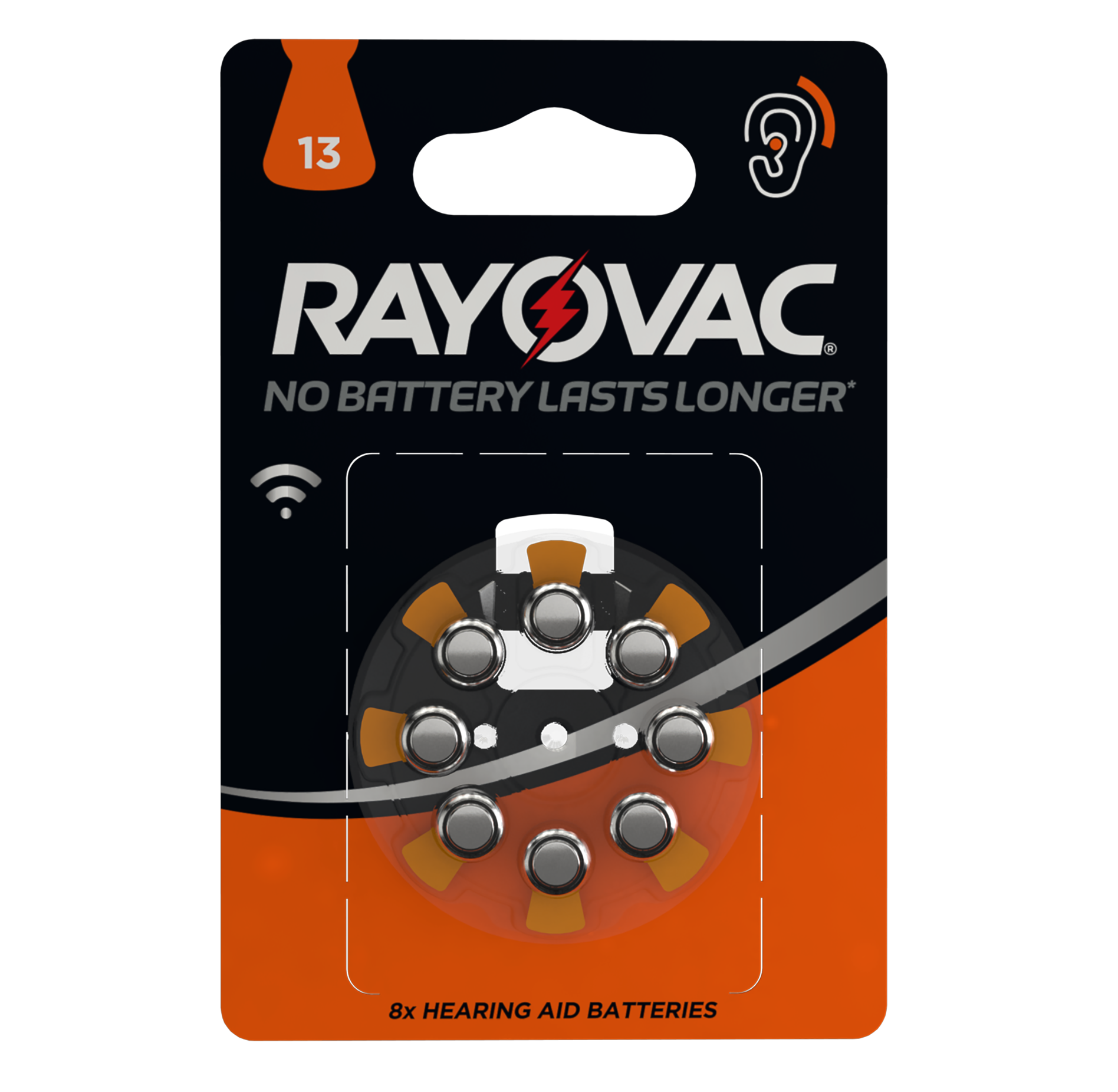Батарейка RAYOVAC ACOUSTIC Type 13 BL8 для слух. аппаратов 