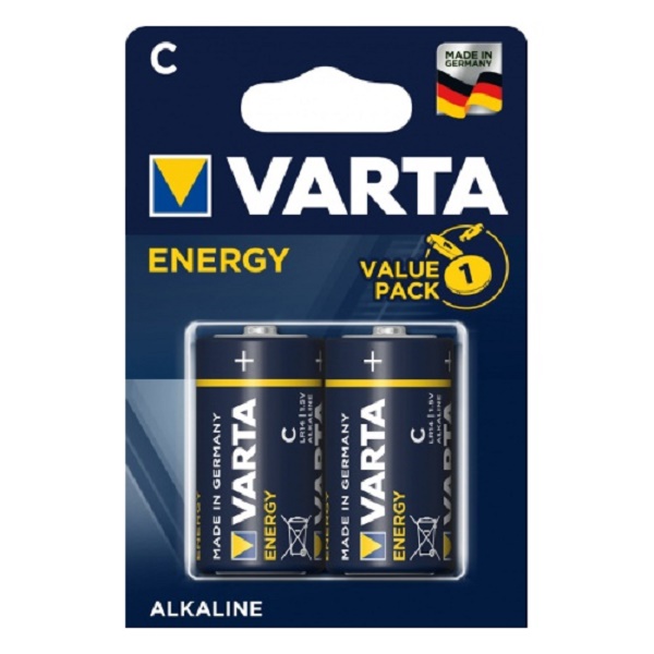 Батарейка VARTA  Energy LR14 BP2 (626571)