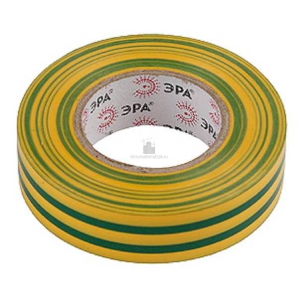 Изолента ЭРА 15мм*20м желто-зеленая (с36548)