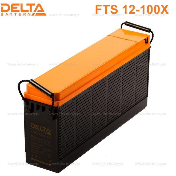 Аккумуляторная батарея DELTA FTS 12-100X 12В 100Ач 10лет (508*110*231)mm