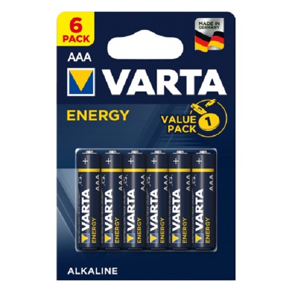 Батарейка VARTA  Energy LR03 BP6 (676545)
