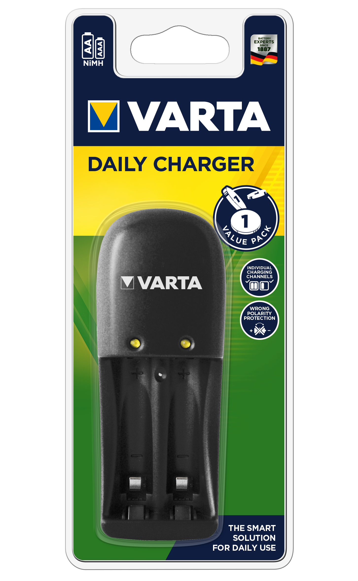 Зарядное ус-во VARTA Daily Charger AA, AAA (771448)
