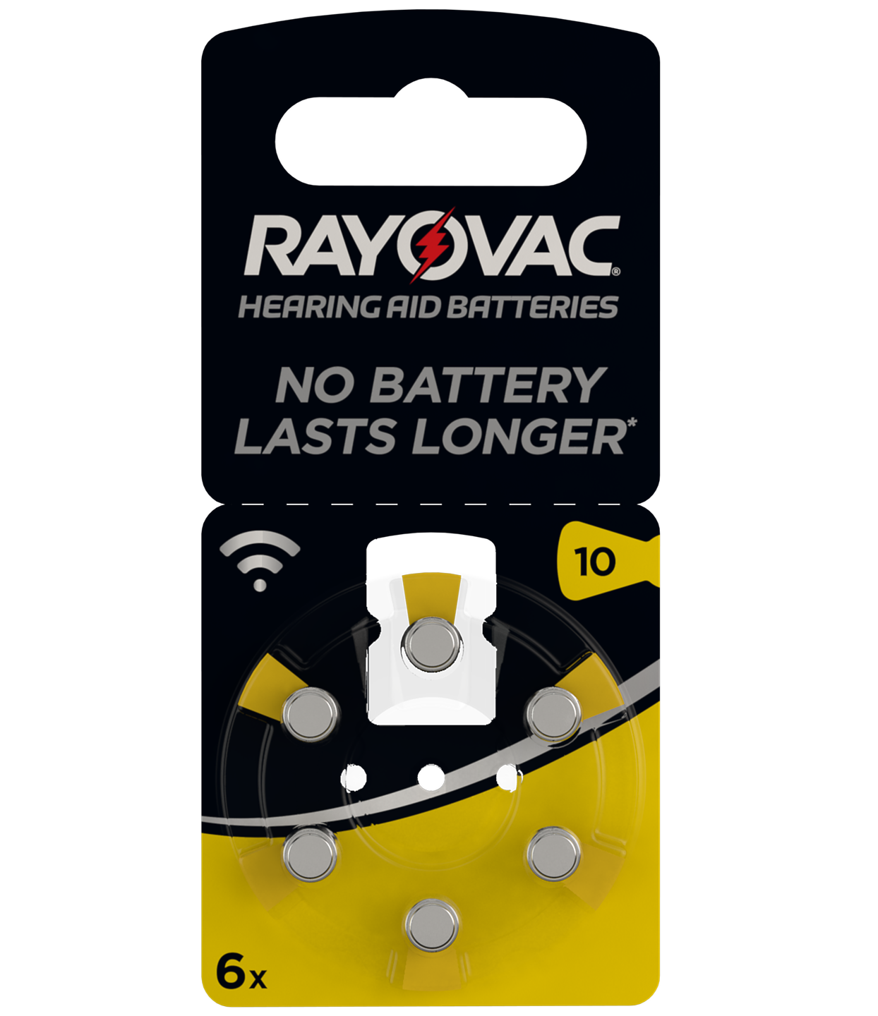 Батарейка RAYOVAC ACOUSTIC Type 10 BL6 для слух. аппаратов (003212)