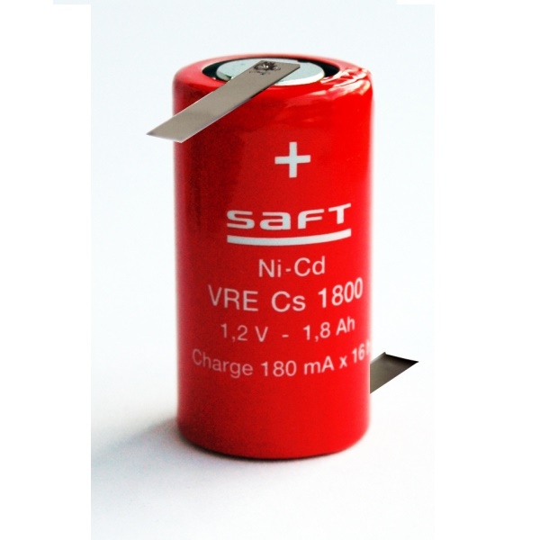 SAFT аккумулятор VRE Cs 1800  1,8 Ah  1,2V