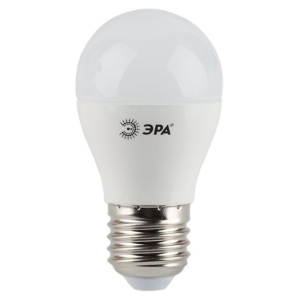 Лампа ЭРА LED smd P45 5Вт 827 E27 FR светодиодная