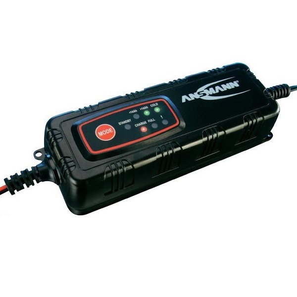 Зарядное ус-во ANSMANN ALCT 12-4 PRO для аккумуляторов  12В емкостью от 1,2А/ч до 120А/ч , 3 режима заряда, IP65