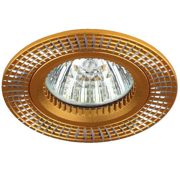 Светильник ЭРА Fashion KL32 AL/GD MR16 12V 50W алюмин-й сер/золото,точечный, декорат.(43812)