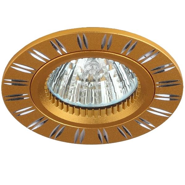 Светильник ЭРА Fashion KL33 AL/GD MR16 12V 50W алюмин-й хром/золото,точечный, декорат.