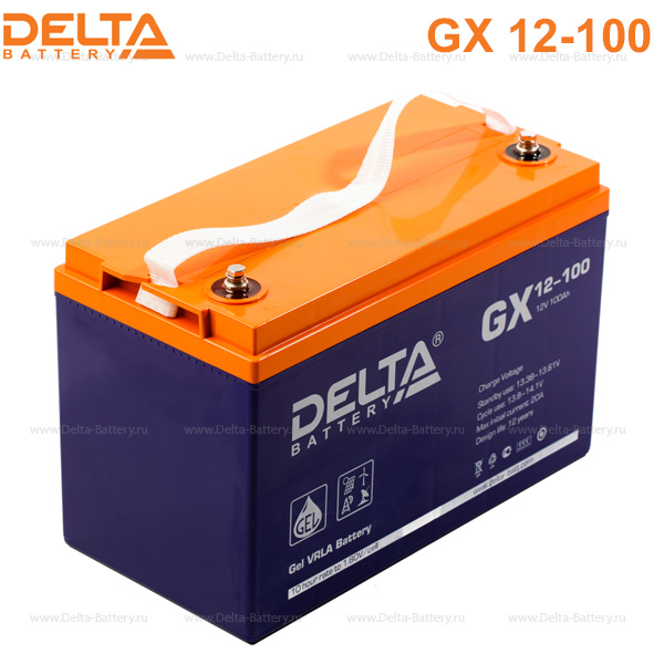 Аккумуляторная батарея DELTA GX 12-100 12В 100Ач 10лет