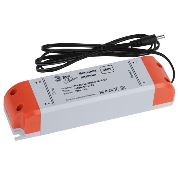 Источник питания ЭРА LP-LED-12V-36W-IP20-P-3,5 для светод.модулей (C45620)