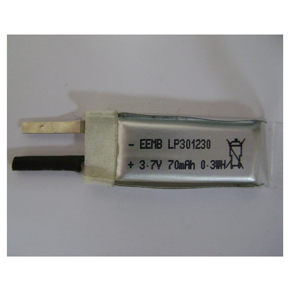 Элемент литий-полимерный EEMB LP301230 3,7V 70mAh