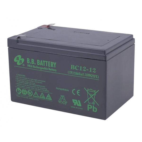 Аккумуляторная батарея B.B.Battery BC 12-12 12B 12Ah
