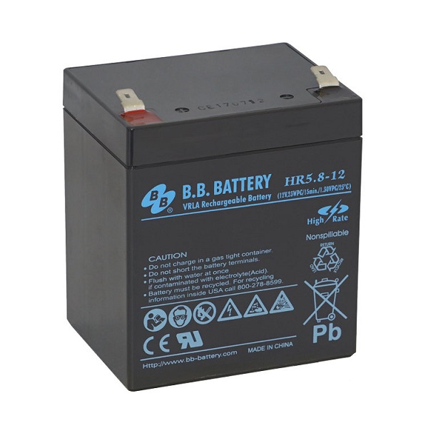 Аккумуляторная батарея B.B.Battery HR 5.8-12 12B 5.8Ah