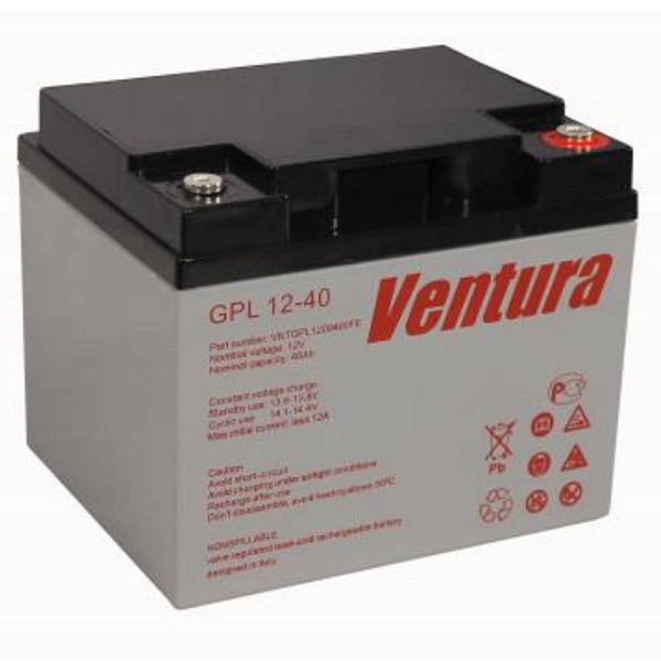 Аккумуляторная батарея Ventura GPL 12-40 12B 40Ah