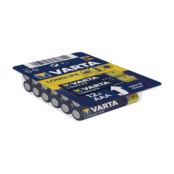 Батарейка VARTA Longlife LR03 BP12 (807802)