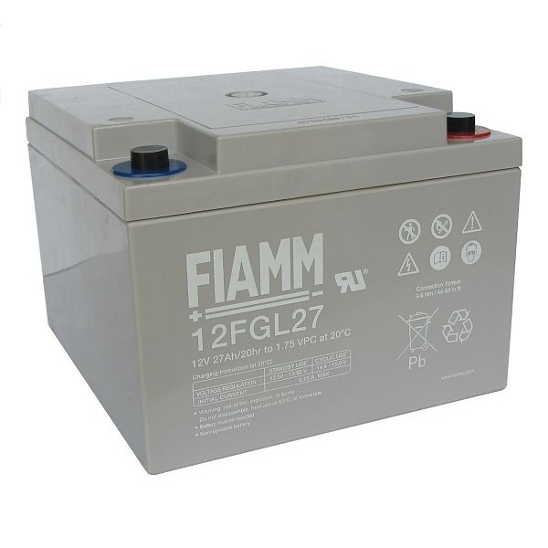 Аккумуляторная батарея FIAMM 12FGL 27 12В 27Ач (10-12 лет)