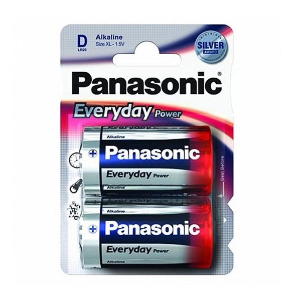 Батарейка PANASONIC EVERYDAY Power LR20 BP2
