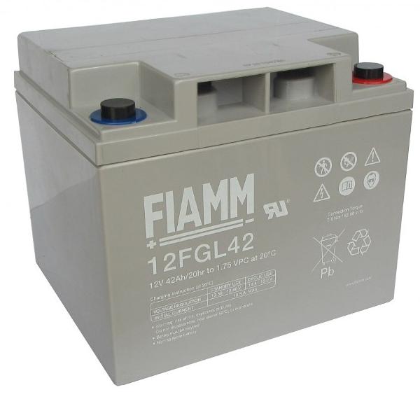 Аккумуляторная батарея FIAMM 12FGL42 12В 42Ач (197x165x170)мм срок службы 10-12 лет клеммы M6