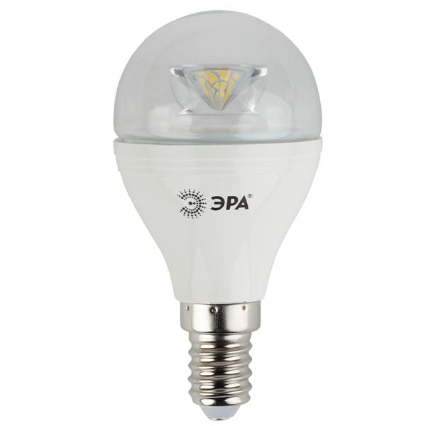 Лампа ЭРА LED smd P45 7Вт 827 E14 CL светодиодная