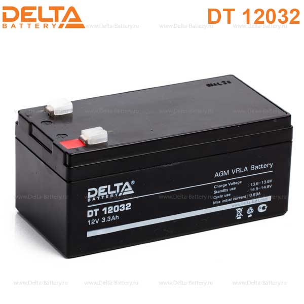 Аккумуляторная батарея DELTA DT 12032 12В 3,2Ач (135*67*67)