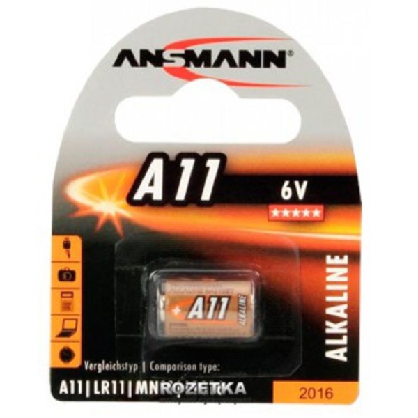 Батарейка ANSMANN A11 BP1 1510-0007  6В