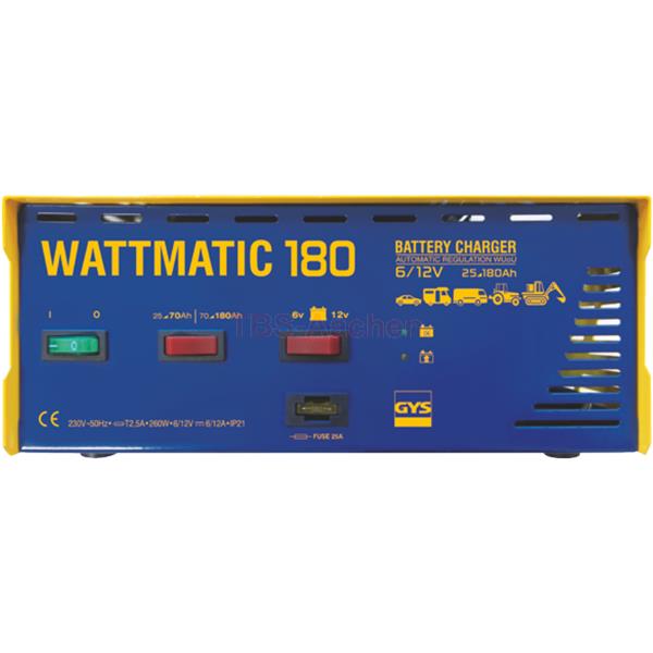 Зарядное устройство GYS BATIUM WATTmatic 180 6/12 В 
