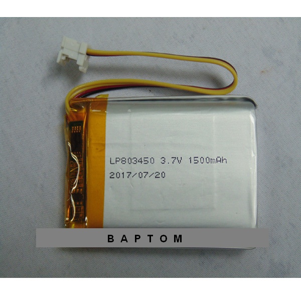 Элемент литий-полимерный  LP803450  EEMB 1400mAh, призма    
