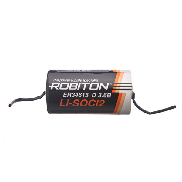 Элемент питания ROBITON ER34615-AX D с аксиальными выводами