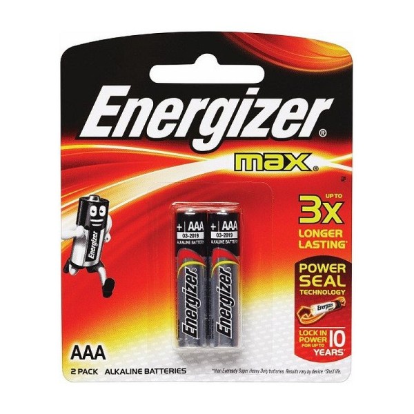 Батарейка ENERGIZER MAX  LR03 BP2