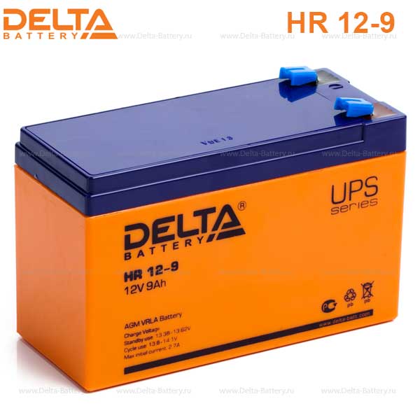 Аккумуляторная батарея DELTA HR 12- 9 12В 9Ач 