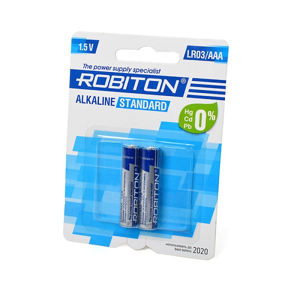 Батарейка  ROBITON Standard LR03 BL2
