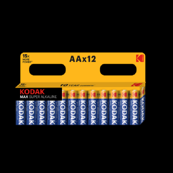 Батарейка KODAK MAX SUPER Alkaline LR6 BP12 (Б0008961) (12/120/720)