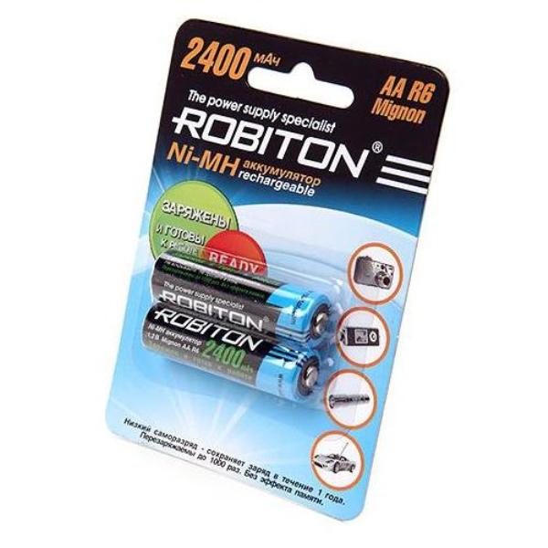 Аккумулятор ROBITON RTU2400MHAA  2400мАч 1.2В BL2