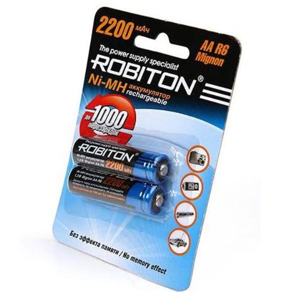 Аккумулятор ROBITON 2200MHAA 2200мАч 1.2В BL2
