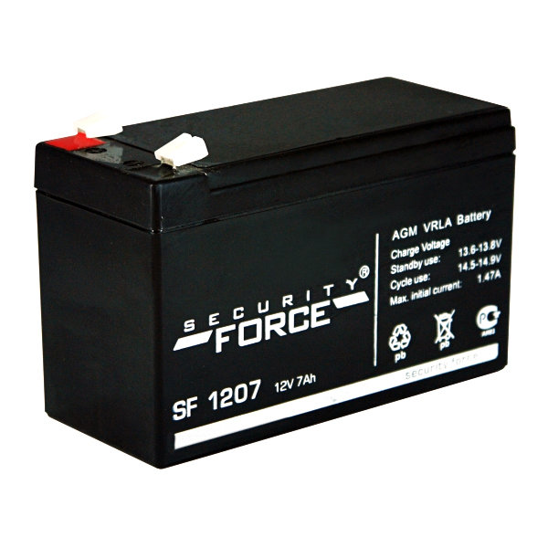 Аккумуляторная батарея SECURITY FORCE SF 1207 12В 7Ач