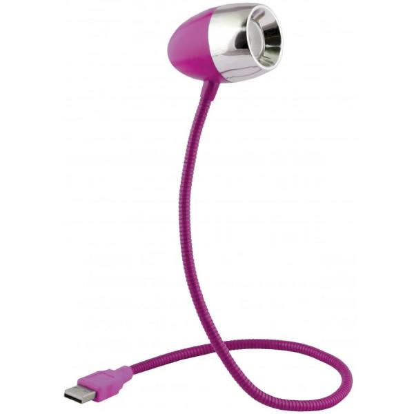 Светильник Camelion KD-784 C14 1Вт 5В c USB настольный розовый светодиодный 