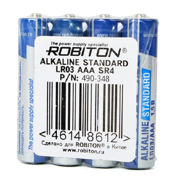 Батарейка  ROBITON Standard LR03 SR4