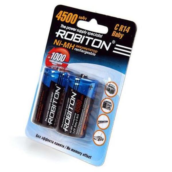 Аккумулятор ROBITON 4500MHC-2 4500мАч 1.2В (R14) BL2