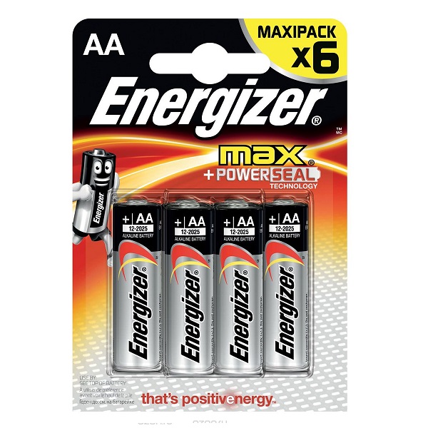 Батарейка ENERGIZER MAX  LR6 BP4+2