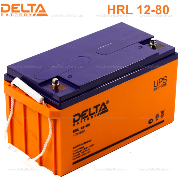 Аккумуляторная батарея DELTA HRL 12-80 X 12В 80Ач 12лет