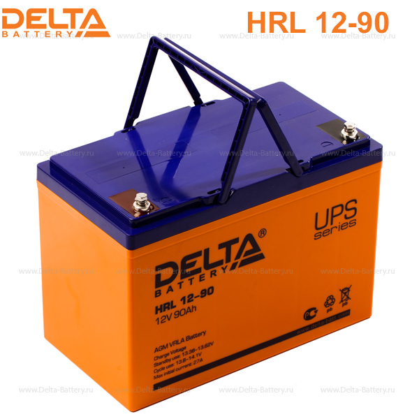 Аккумуляторная батарея DELTA HRL 12-90 X 12В 90Ач 10лет