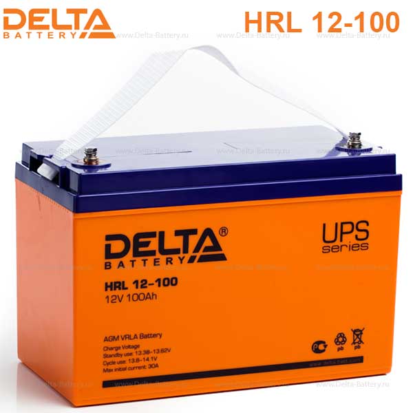 Аккумуляторная батарея DELTA HRL 12-100 X 12В 100Ач 10лет