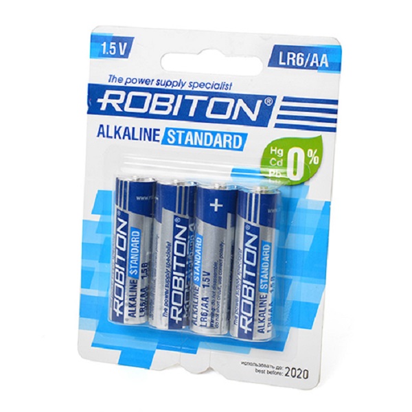 Батарейка  ROBITON Standard LR6 BL4