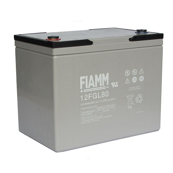Аккумуляторная батарея FIAMM 12FGL80 12В 80Ач (259*168*208)